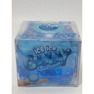 ICE ICE Gummy Squishy Cube Squeezable Stress Reliever Sensory XL Fast Shipping